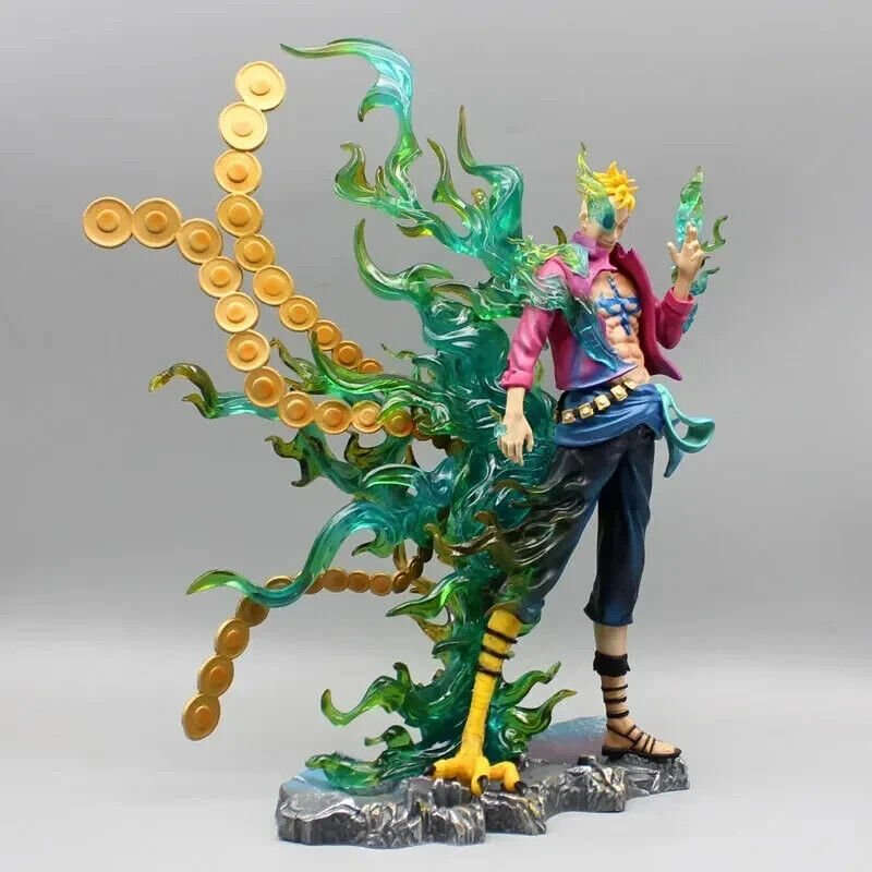 Marco The Phoenix Anime Figure, One Piece Figurines White Beard Pirates 33cm/13in