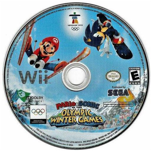 Mario And Sonic At The Olympic Winter Games - Wii