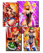 Italian Plumber and Family Print Set