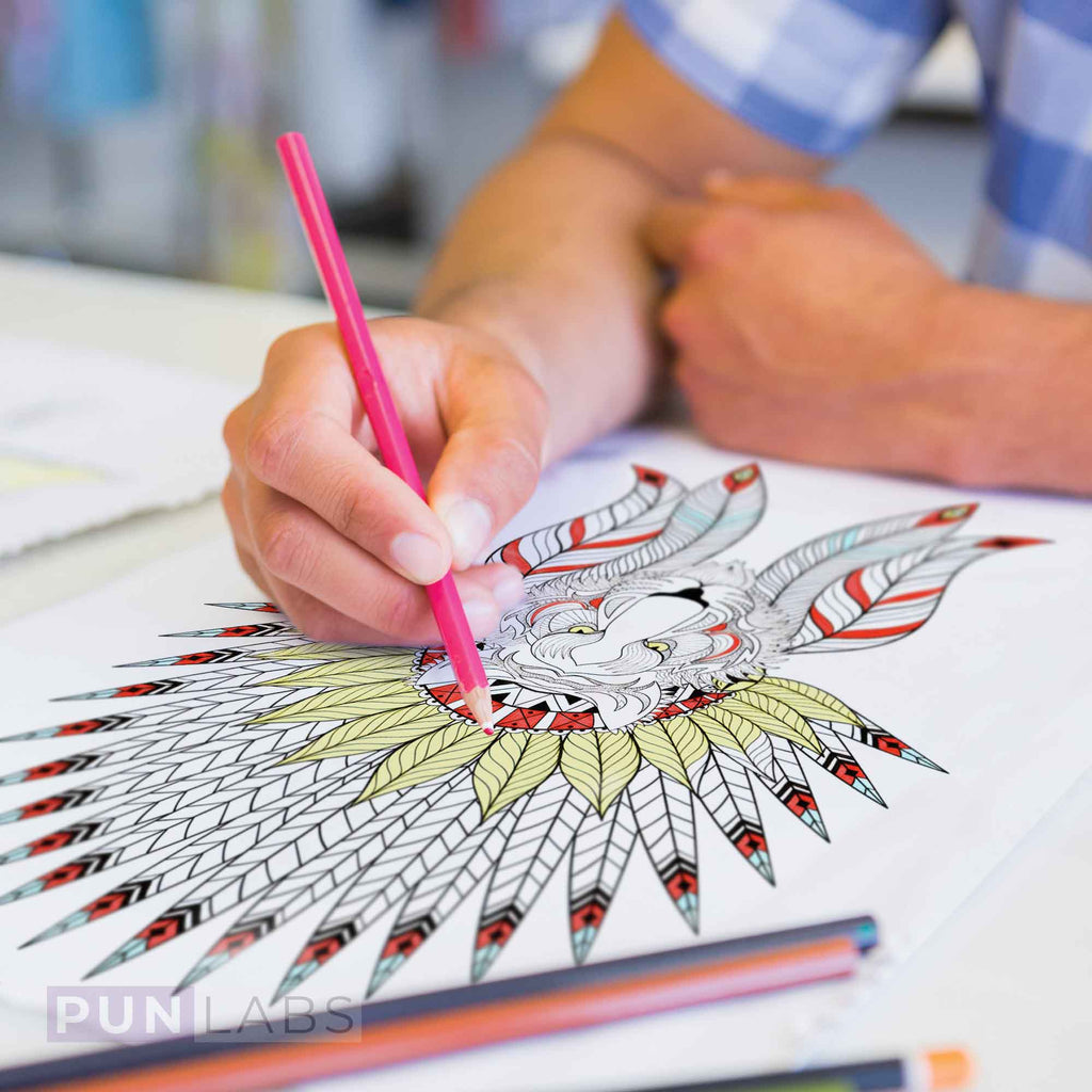Mario Colos. Colored Pencil Set For Fans of Super Mario Brothers