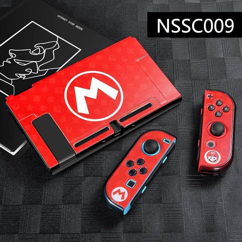 Nintendo Switch Shell and Joy Con Case Covers by GameTech - Mario
