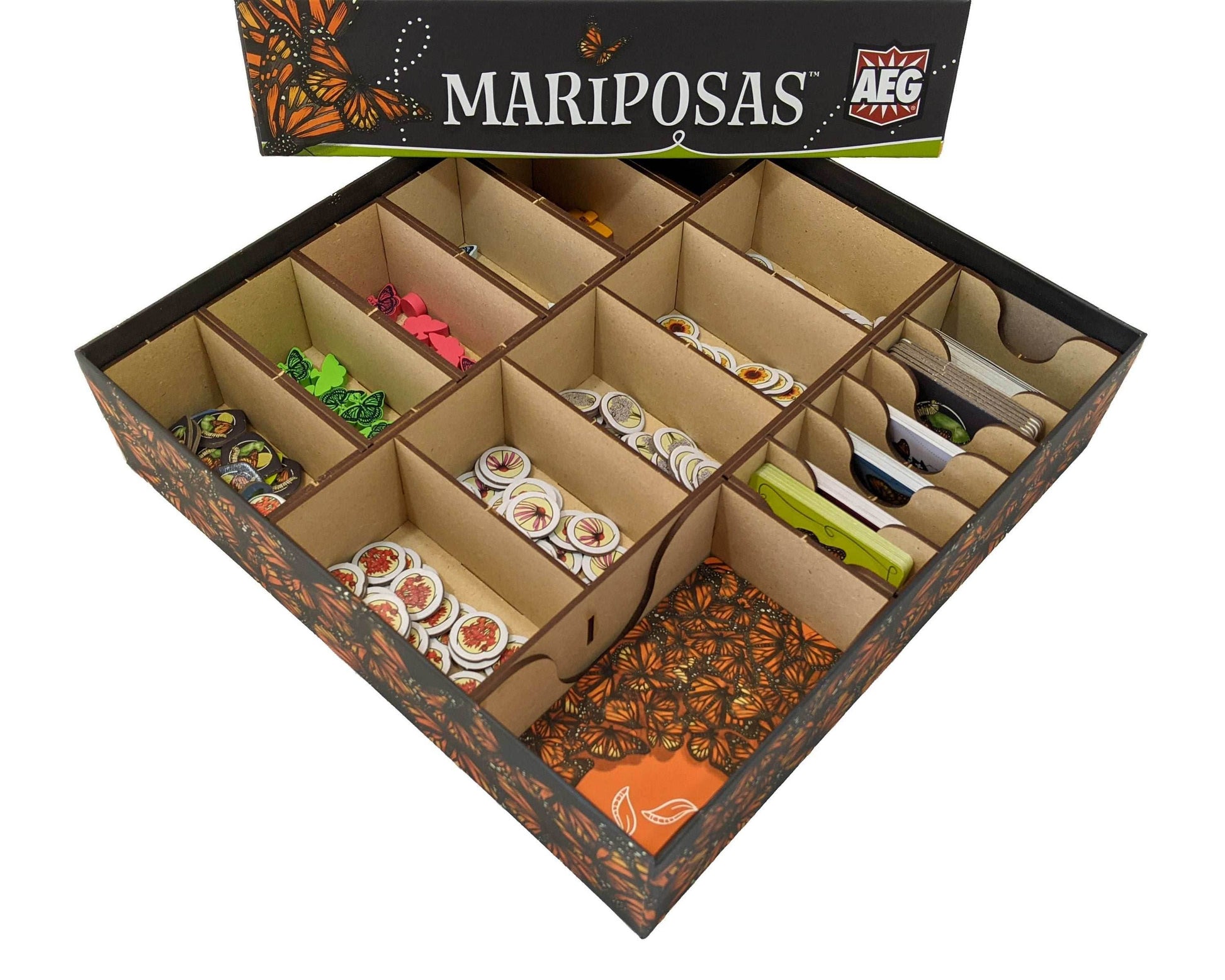 Mariposas Board Game Organizer Insert - 