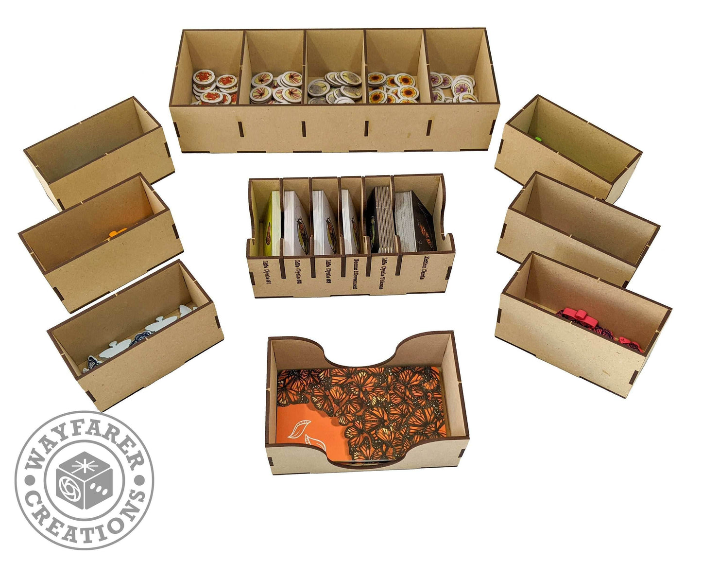 Mariposas Board Game Organizer Insert - 