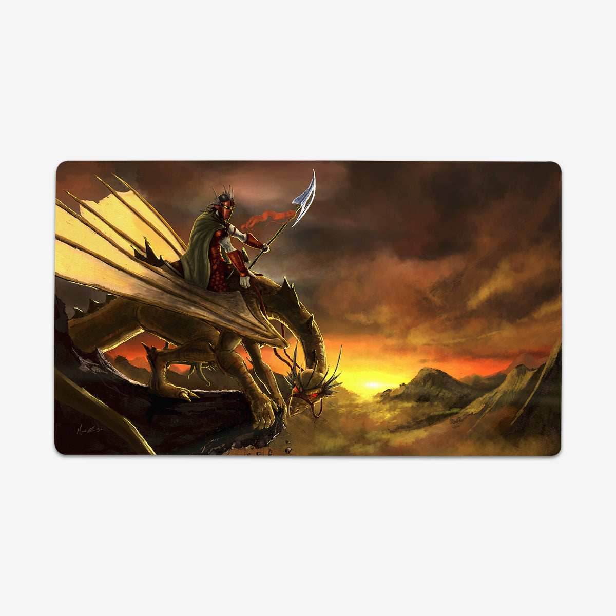 Knight Of Dragons Playmat - Plain