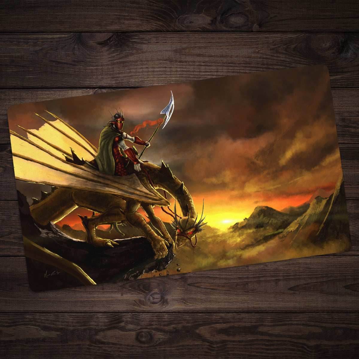Knight Of Dragons Playmat - Plain