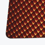 Crimson Dragon Scales Playmat - Plain