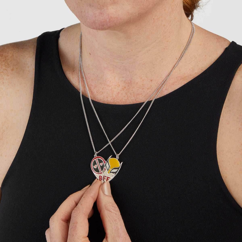 Marvel X RockLove MARVEL STUDIOS DEADPOOL AND WOLVERINE Best Bubs Necklace Set - 