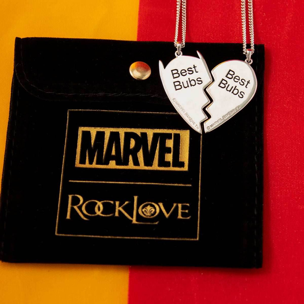 Marvel X RockLove MARVEL STUDIOS DEADPOOL AND WOLVERINE Best Bubs Necklace Set - 