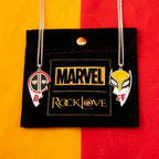 Marvel X RockLove MARVEL STUDIOS DEADPOOL AND WOLVERINE Best Bubs Necklace Set - 
