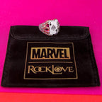 Marvel X RockLove X-MEN Gambit Kinetic Card Ring - Size 5