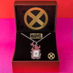 Marvel X RockLove X-MEN Gambit Spinning Card Necklace - 
