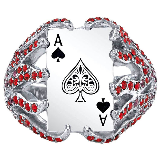 Marvel X RockLove X-MEN Gambit Kinetic Card Ring - Size 5