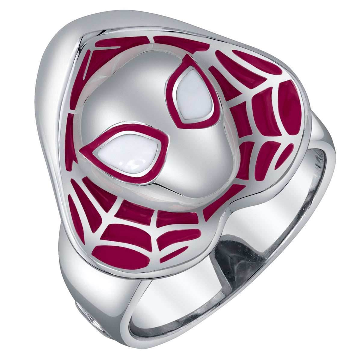 Marvel X RockLove SPIDER-MAN Ghost-Spider Mask Ring - Size 6
