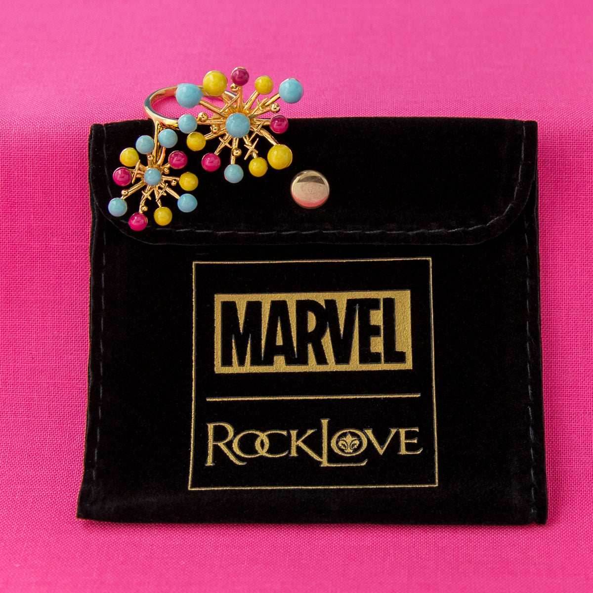 Marvel X RockLove X-MEN Jubilee Fireworks Ring - 