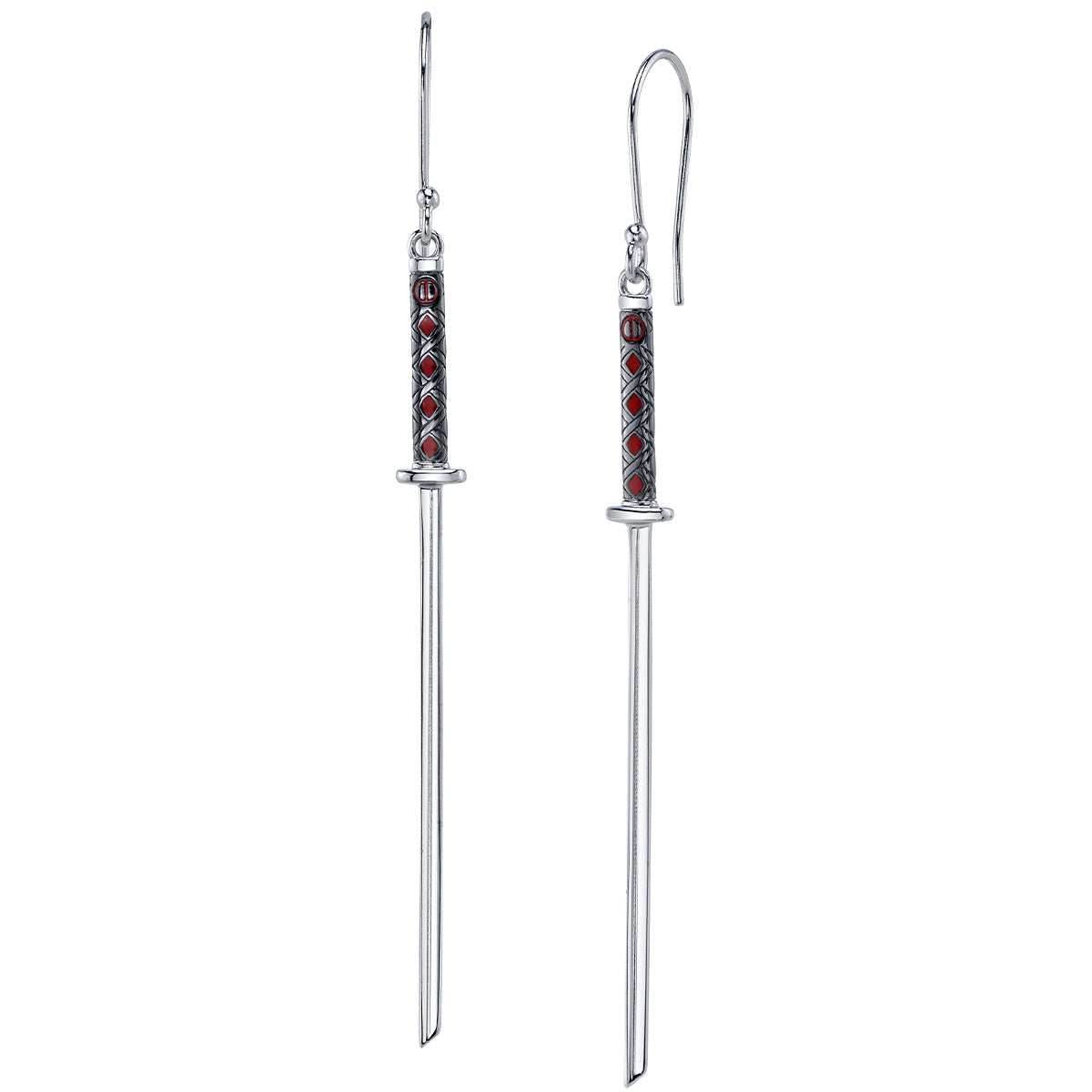 Marvel X RockLove DEADPOOL Katana Earrings - 