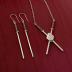 Marvel X RockLove DEADPOOL Katana Earrings - 