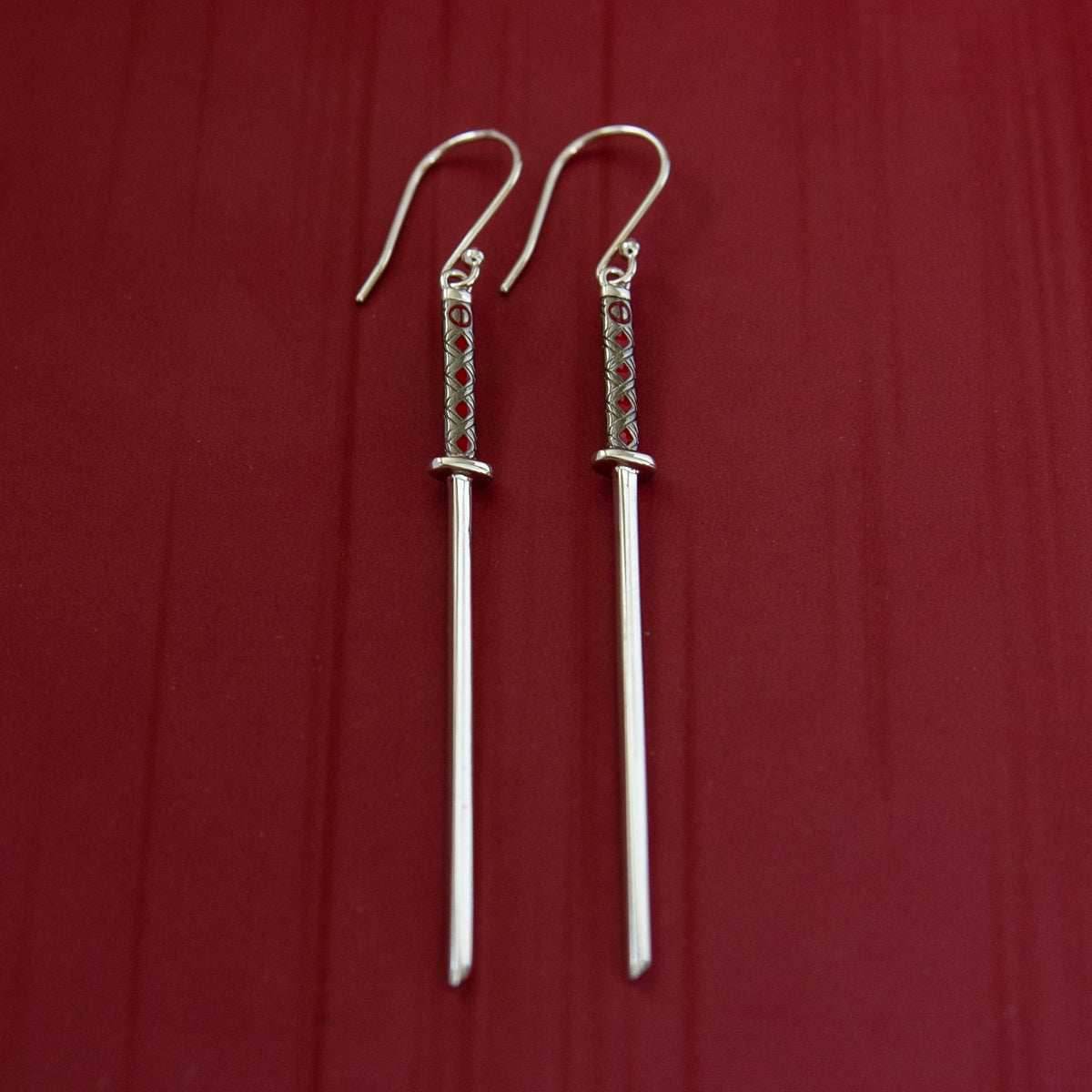 Marvel X RockLove DEADPOOL Katana Earrings - 