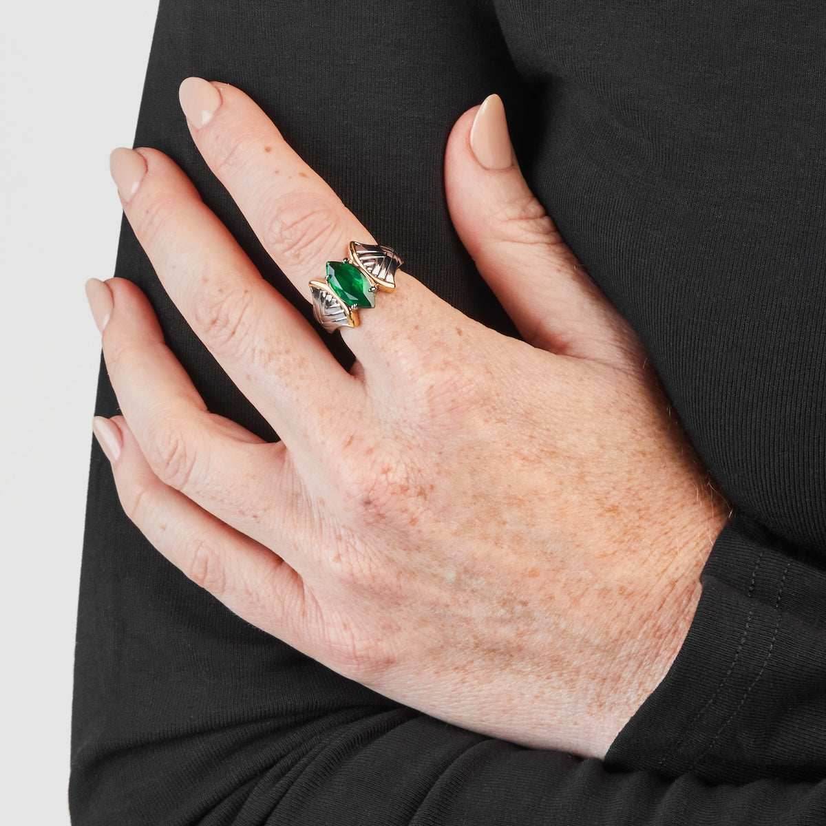 Marvel X RockLove LOKI Chevron Ring - Size 5