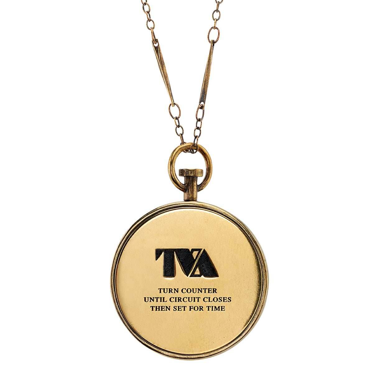 Marvel X RockLove MARVEL STUDIOS LOKI TVA Stopwatch Necklace - 
