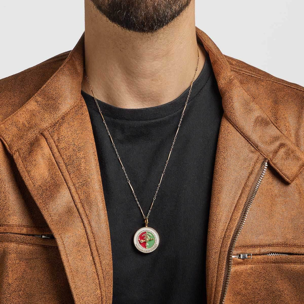 Marvel X RockLove MARVEL STUDIOS LOKI TVA Stopwatch Necklace - 