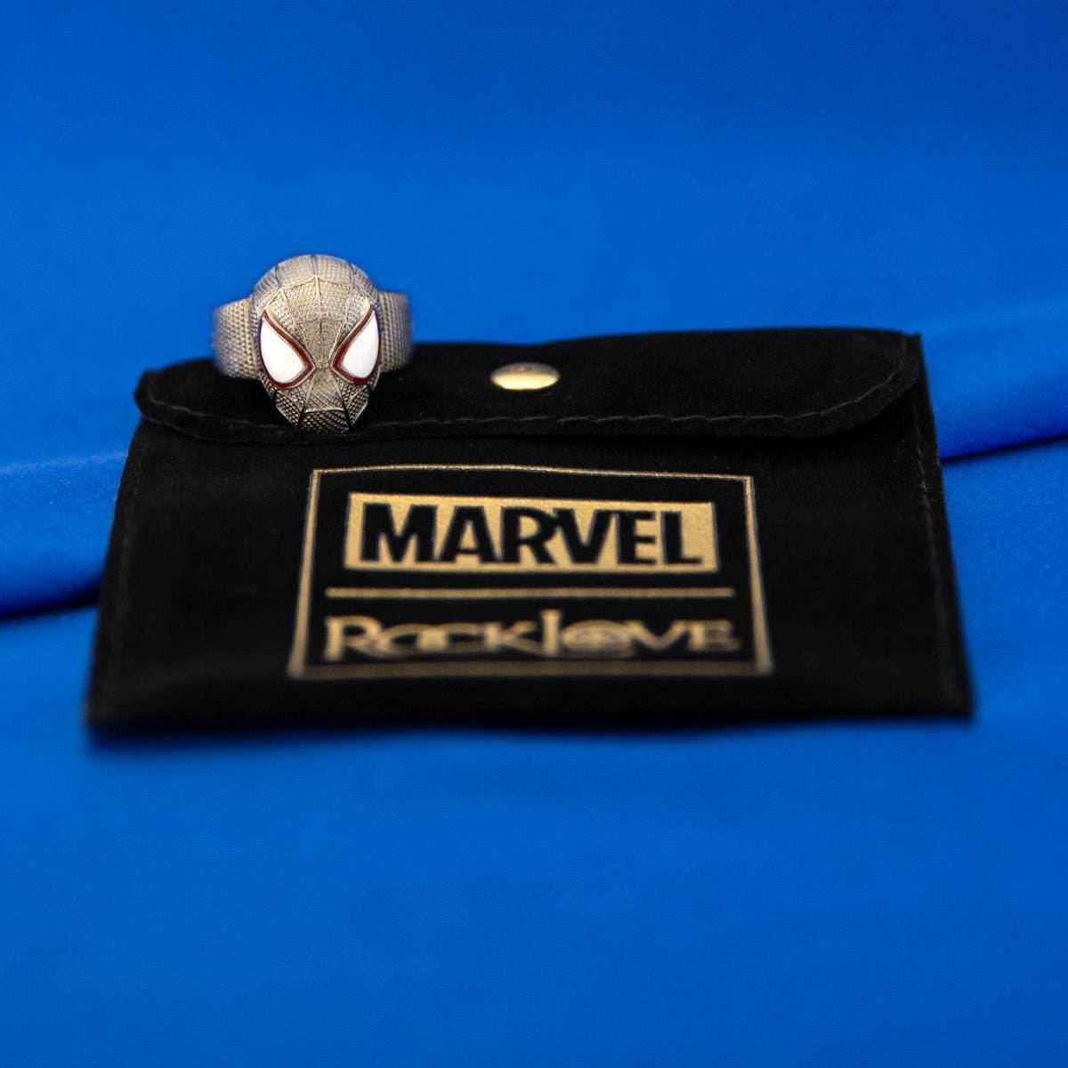 Marvel X RockLove SPIDER-MAN Miles Morales Mask Ring - Size 6