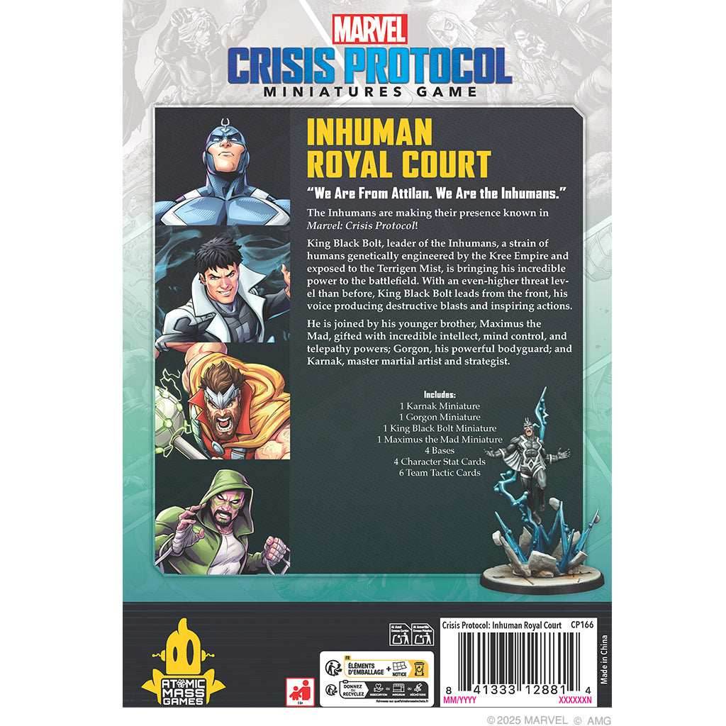 Marvel Crisis Protocol: Inhuman Royal Court Character Pack - 