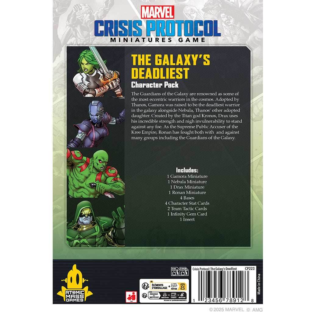 Marvel Crisis Protocol: The Galaxy’s Deadliest Character Pack - 