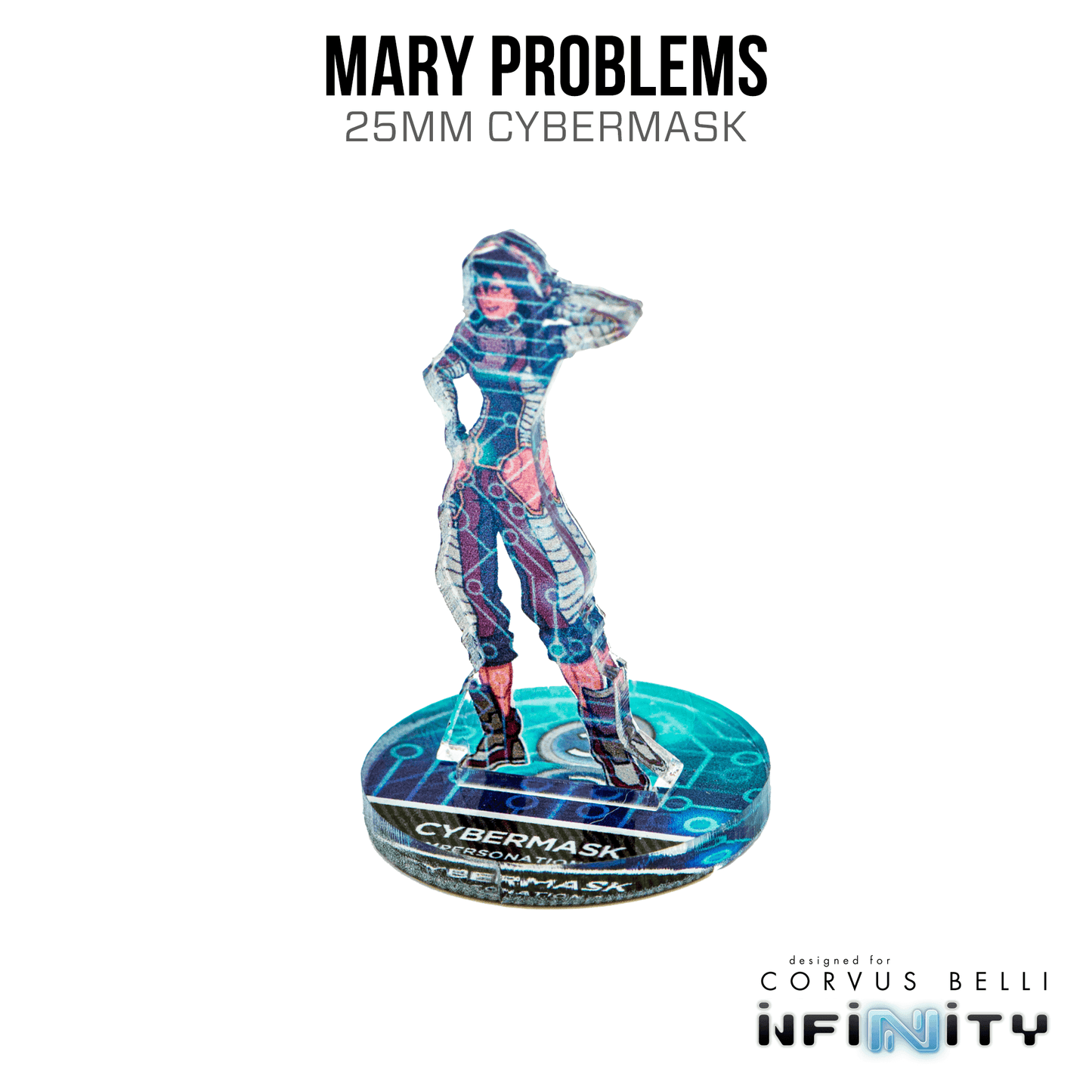 Infinity 3D Markers: Mary Problems (25mm Cybermask) - A