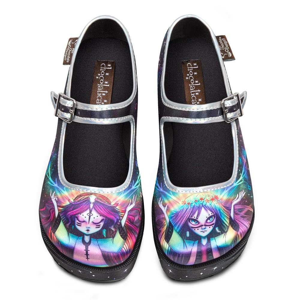 Chocolaticas® Pagan Spirit Women's Mary Jane Platform - 