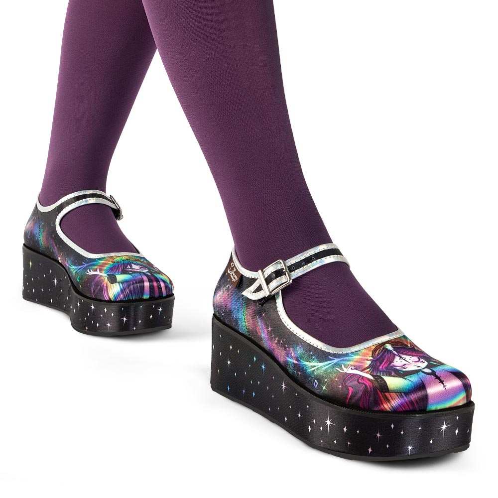 Chocolaticas® Pagan Spirit Women's Mary Jane Platform - 