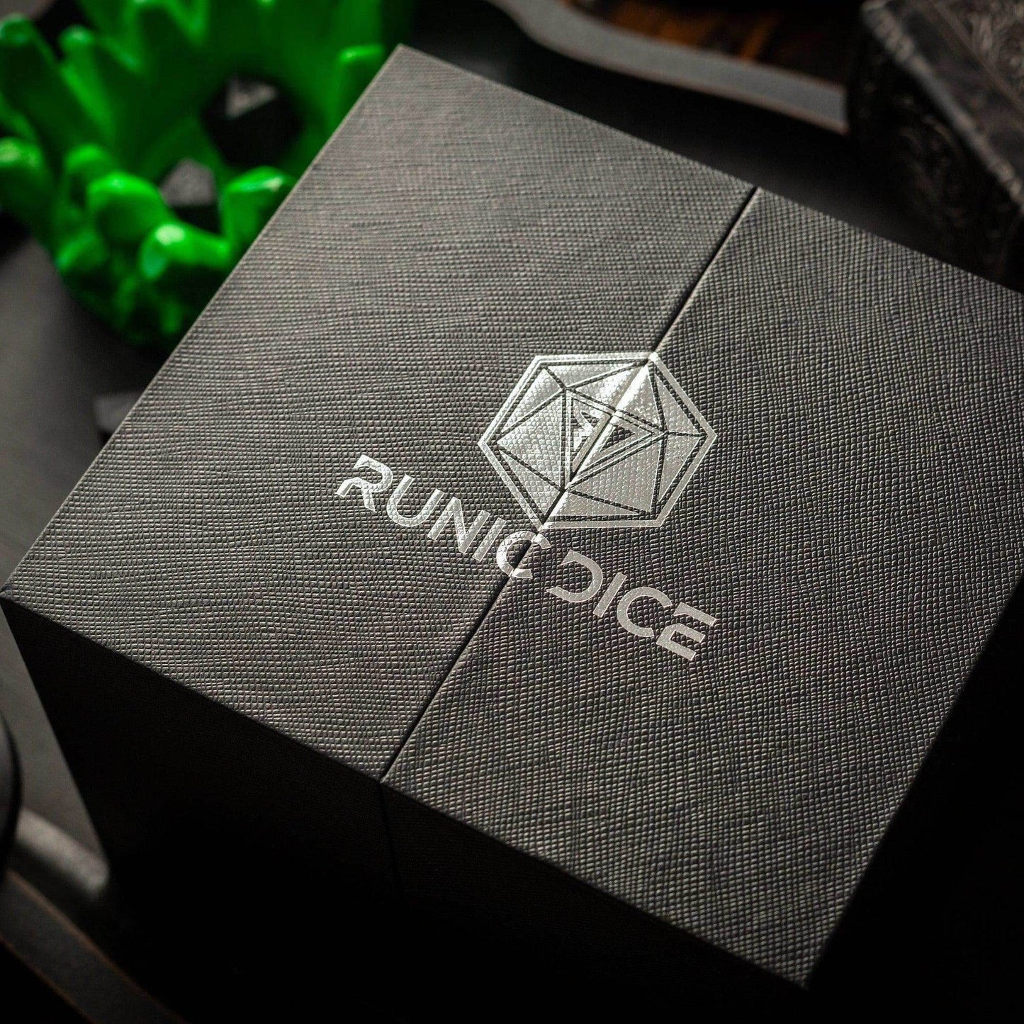 Massive Green Skull Liquid Core 95MM Chonk Handmade Resin Dice And Box - Only 1 D20