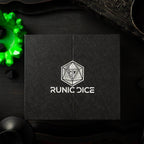 Massive Green Skull Liquid Core 95MM Chonk Handmade Resin Dice And Box - Only 1 D20
