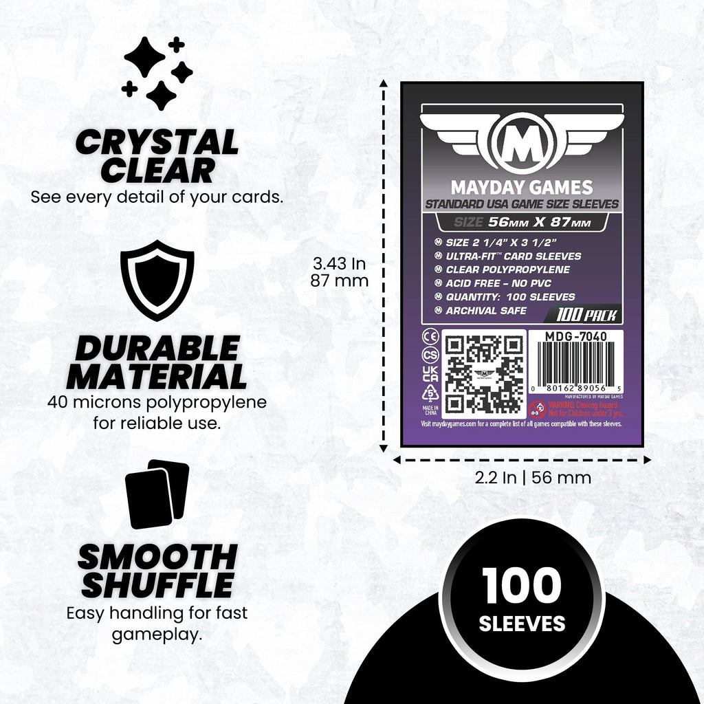 Standard USA Card Sleeves (56x87mm)