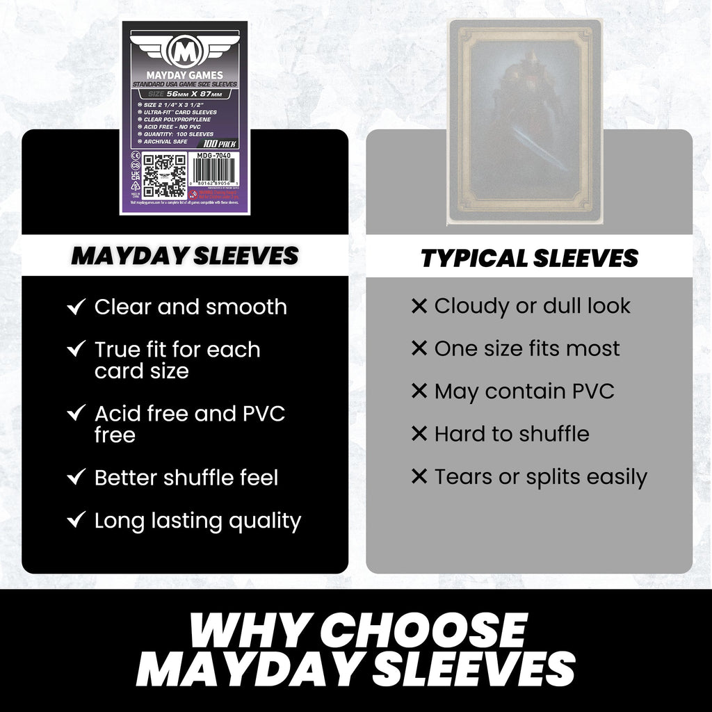 Standard USA Card Sleeves (56x87mm)