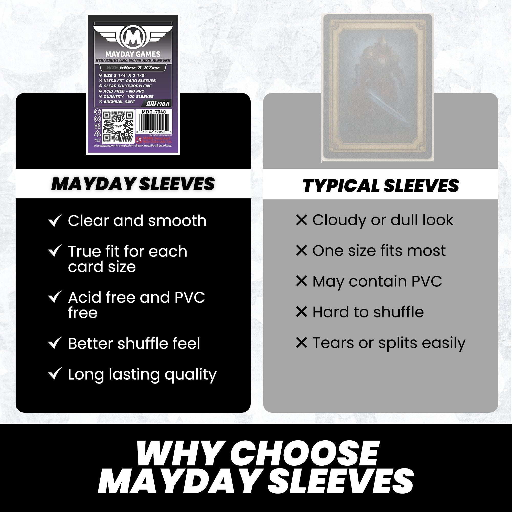 Standard USA Card Sleeves (56x87mm)