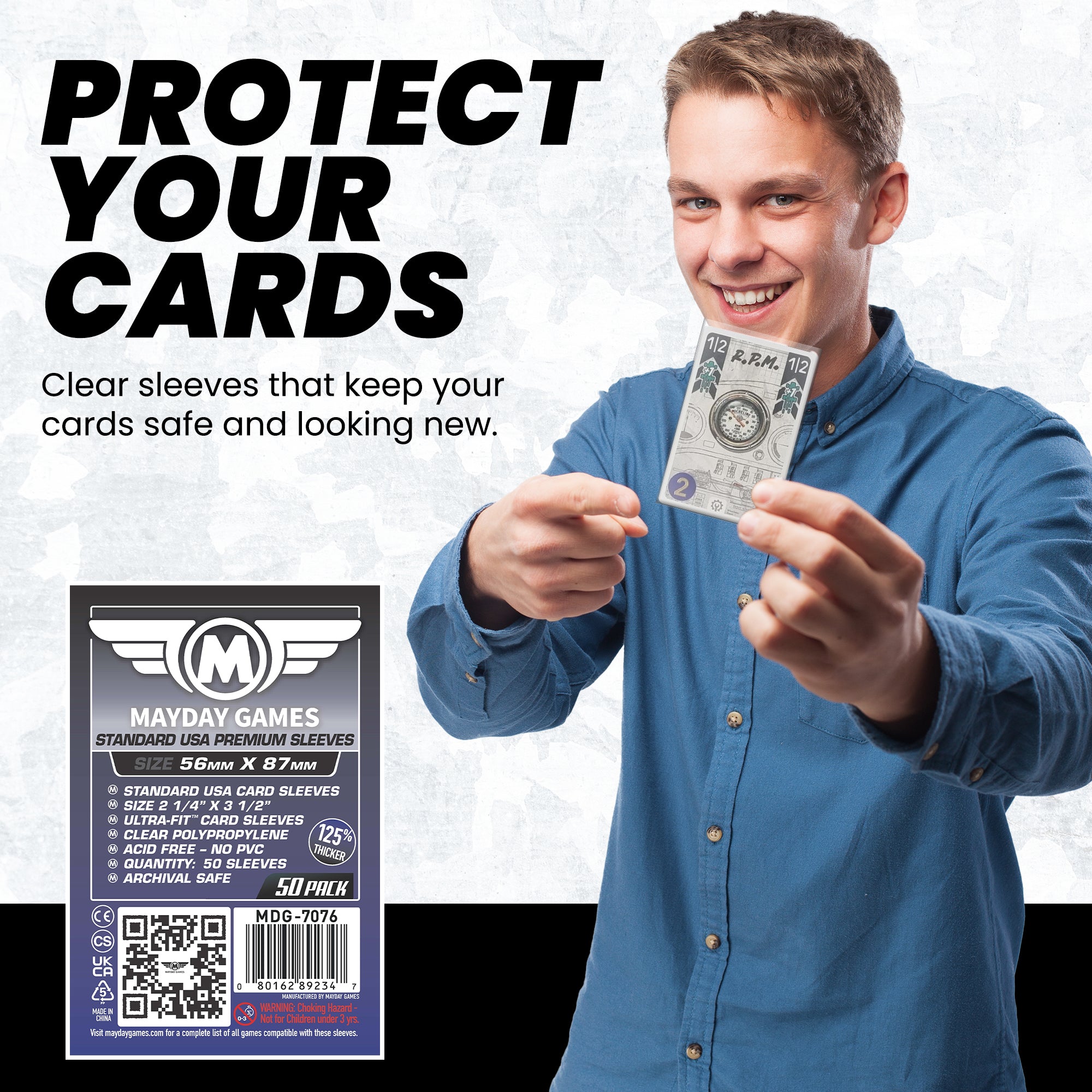 Standard USA Card Sleeves (56x87mm)