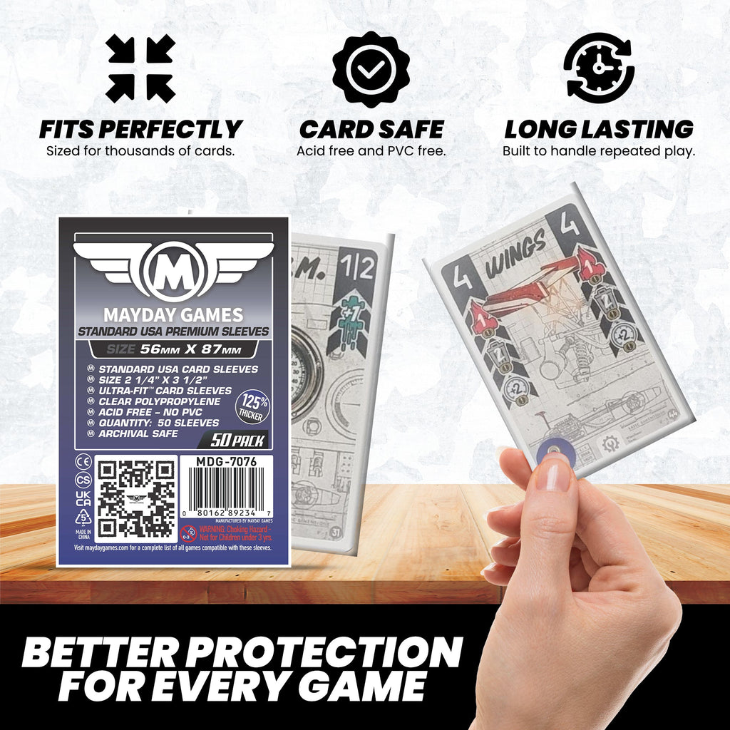 Standard USA Card Sleeves (56x87mm)