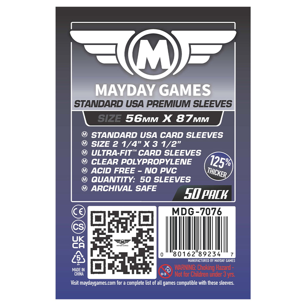 Standard USA Card Sleeves (56x87mm)