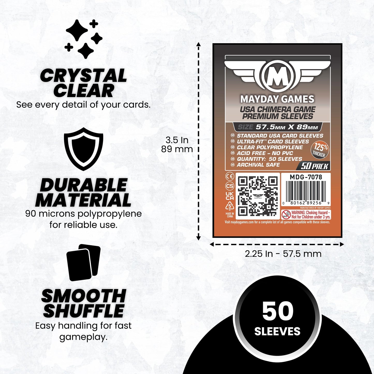 Standard USA Chimera Card Sleeves (57.5x89mm) Standard 7044 or Premium 7078