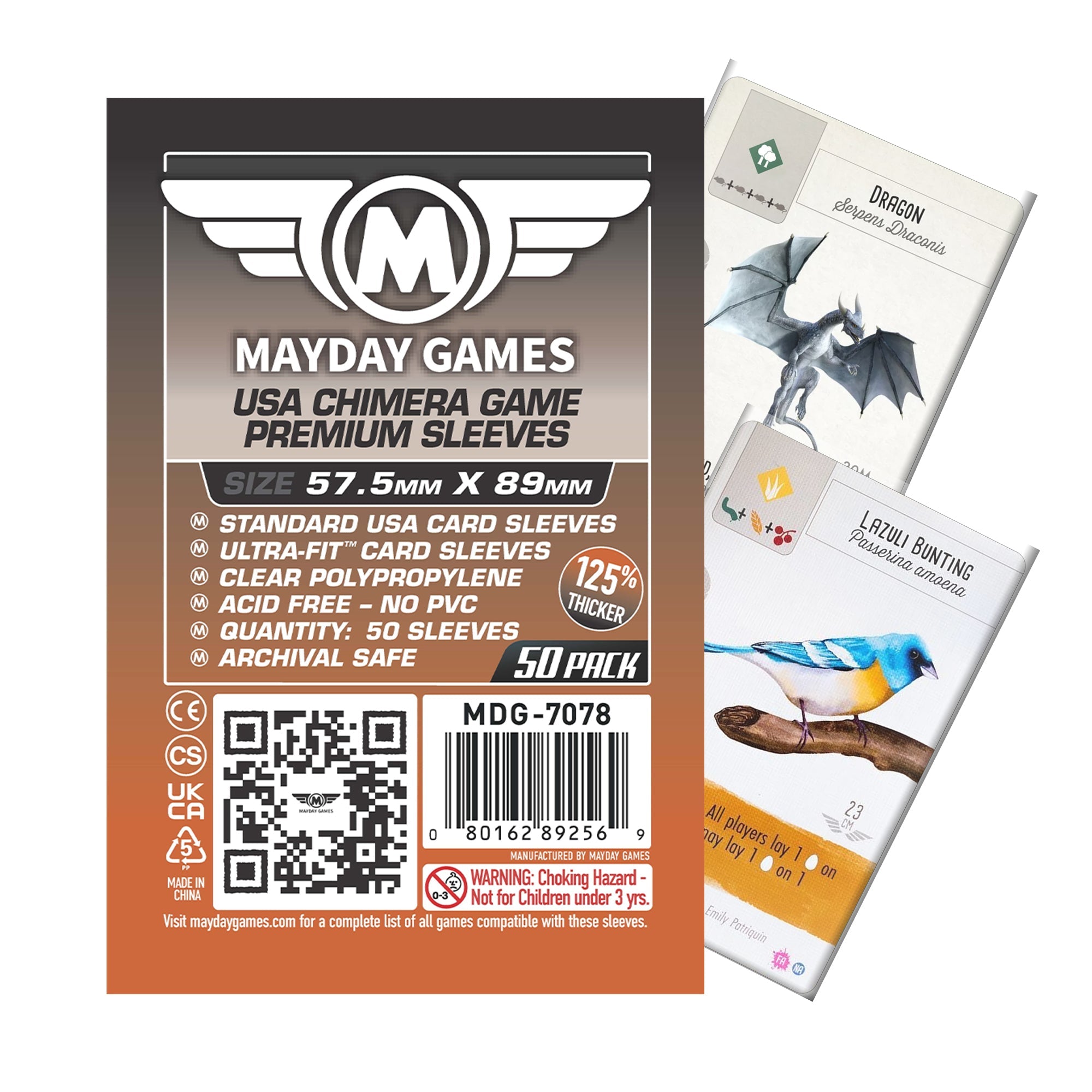 Standard USA Chimera Card Sleeves (57.5x89mm) Standard 7044 or Premium 7078