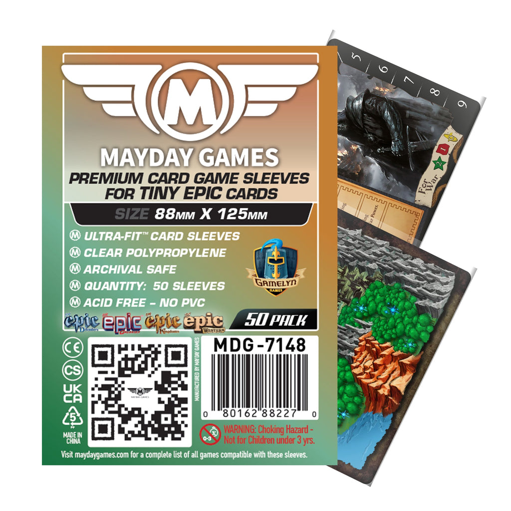 "Tiny Epic Kingdoms" Compatible Card Sleeves (88x125mm)