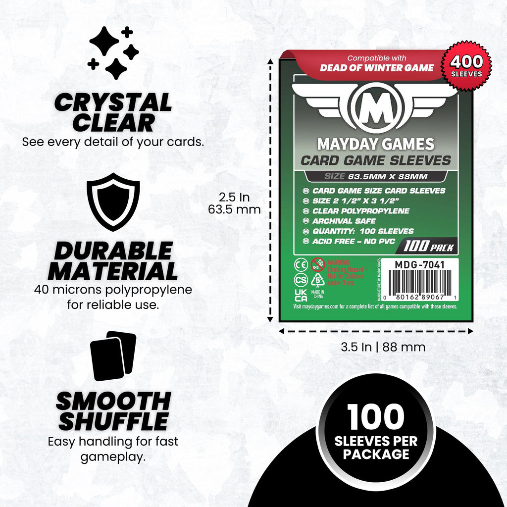 "Dead of Winter" Compatible Card Sleeve Bundle