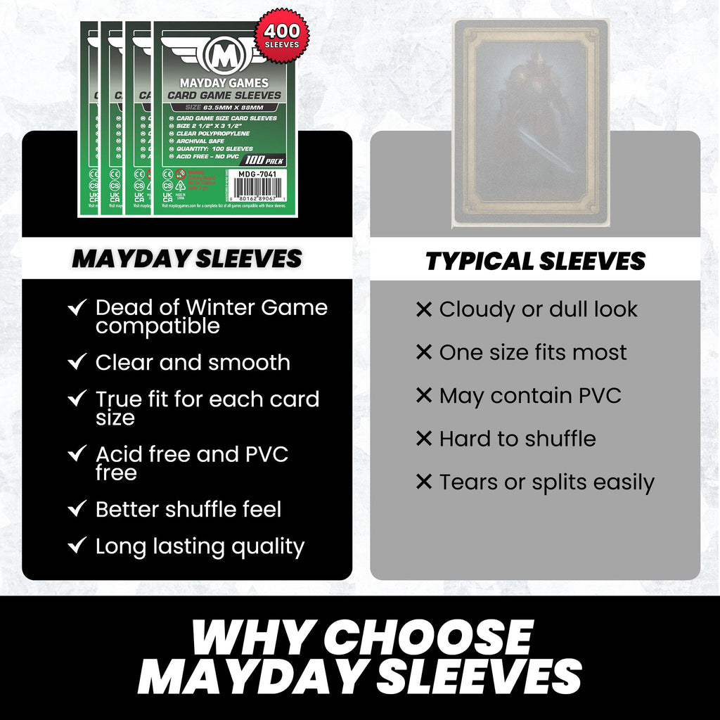 "Dead of Winter" Compatible Card Sleeve Bundle