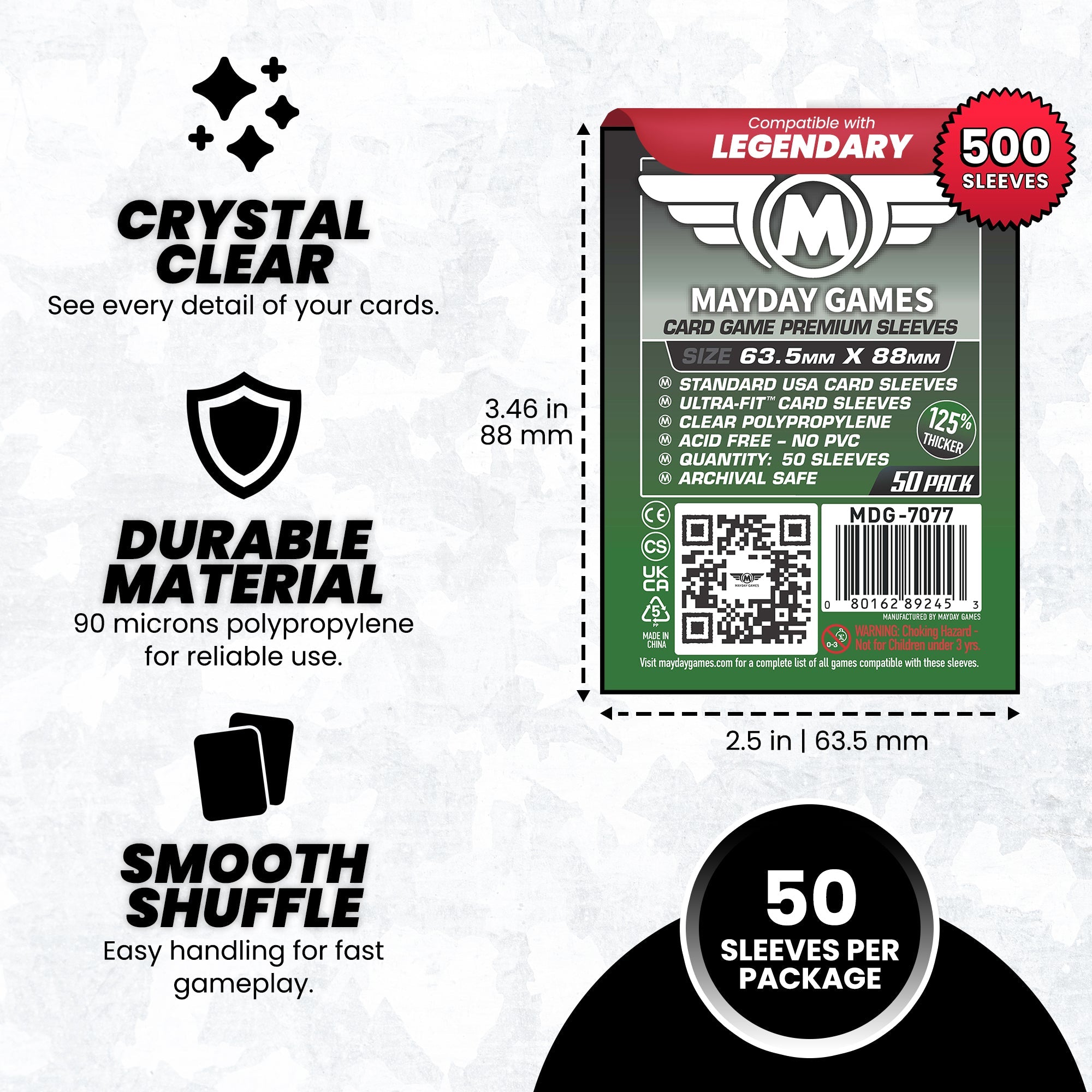 "Legendary" Compatible Card Sleeve Bundle