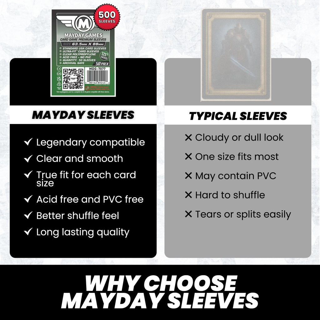 "Legendary" Compatible Card Sleeve Bundle