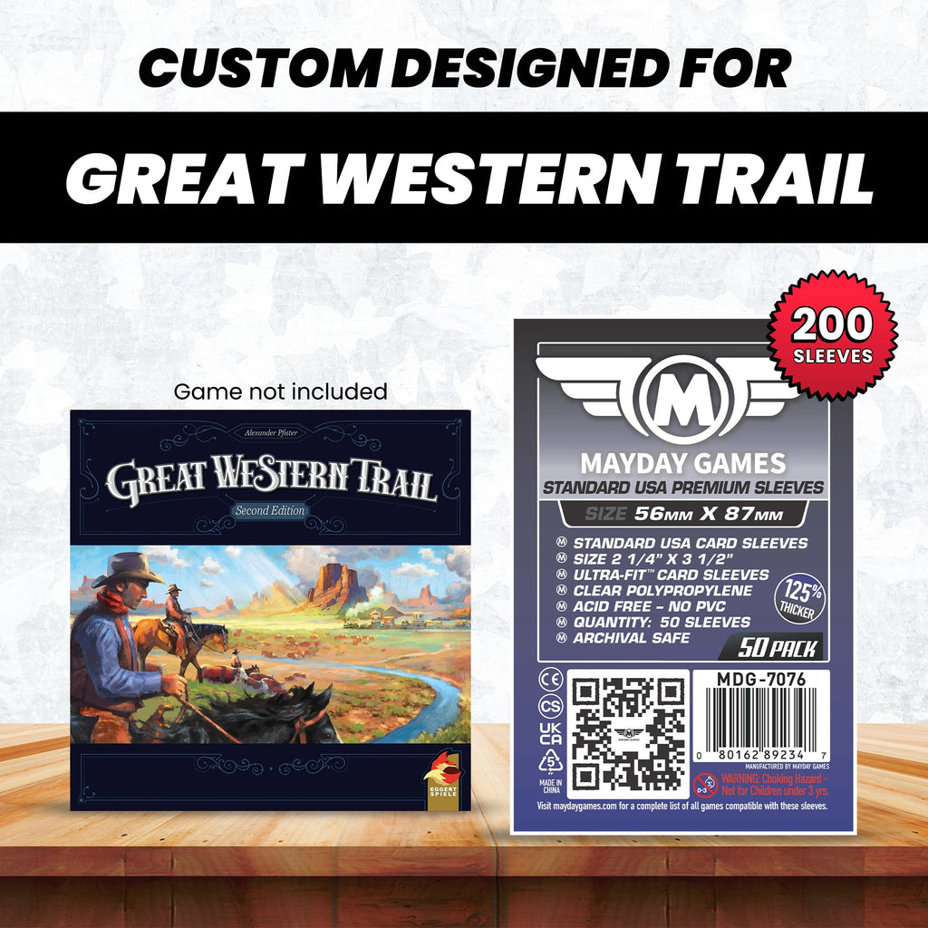 "Great Western Trail" Compatible Card Sleeve Bundle