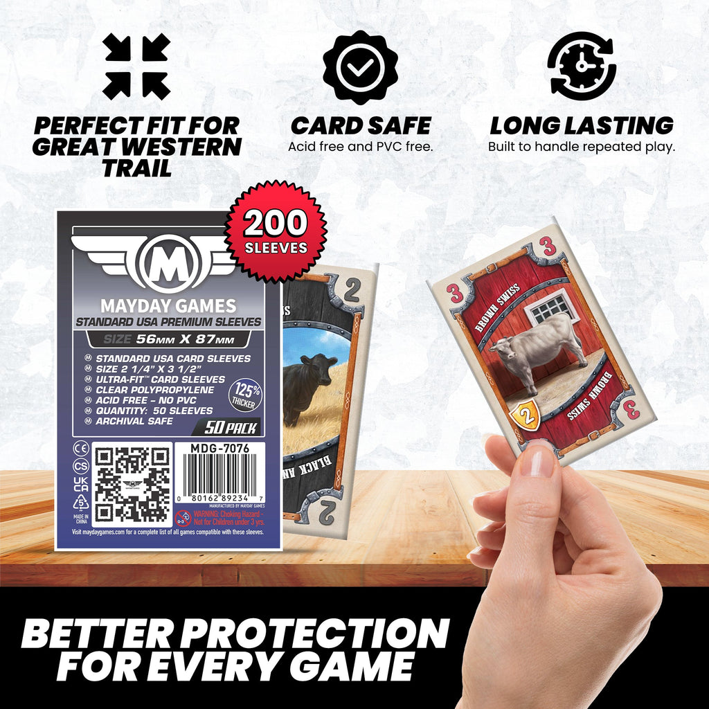 "Great Western Trail" Compatible Card Sleeve Bundle