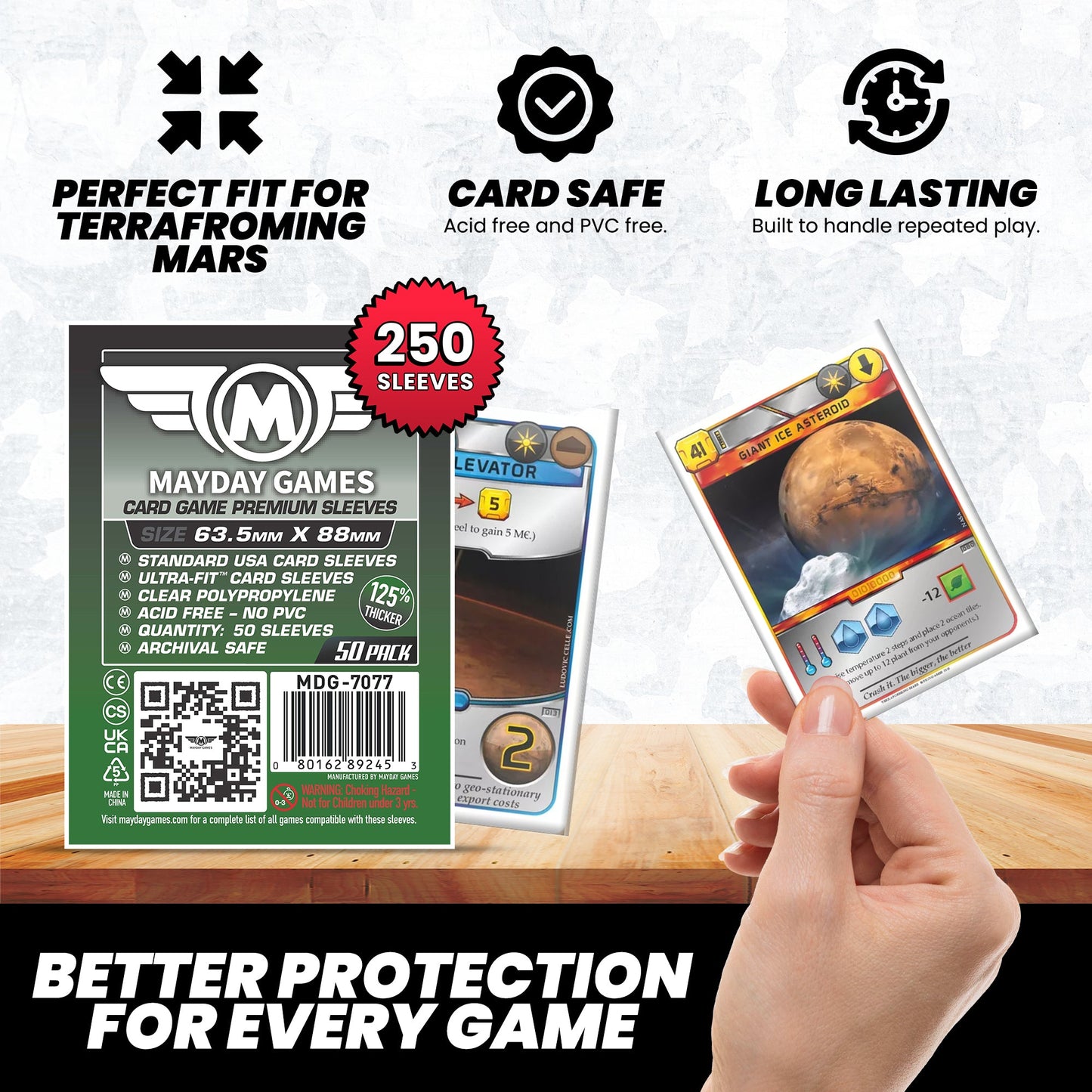 "Terraforming Mars" Compatible Card Sleeve Bundle