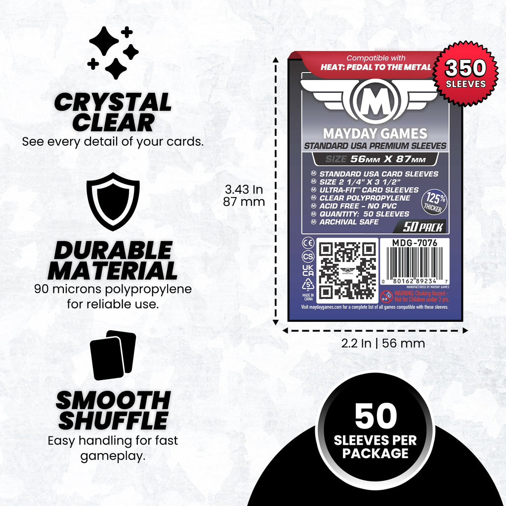 "Heat: Pedal to the Metal" Compatible Card Sleeve Bundle