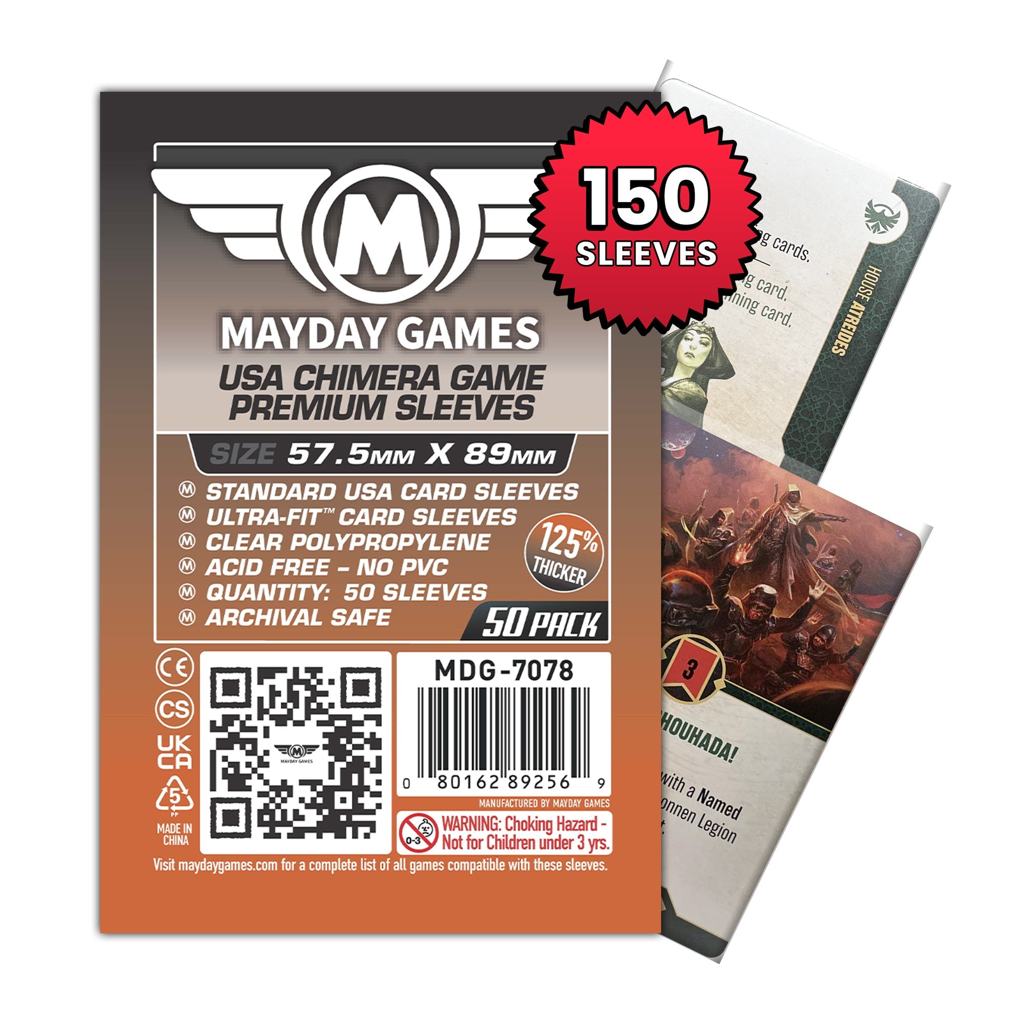 "Dune: War for Arrakis" Compatible Card Sleeve Bundle